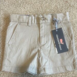 Vineyard Vines Toddler Beige Cargo Shorts NWT